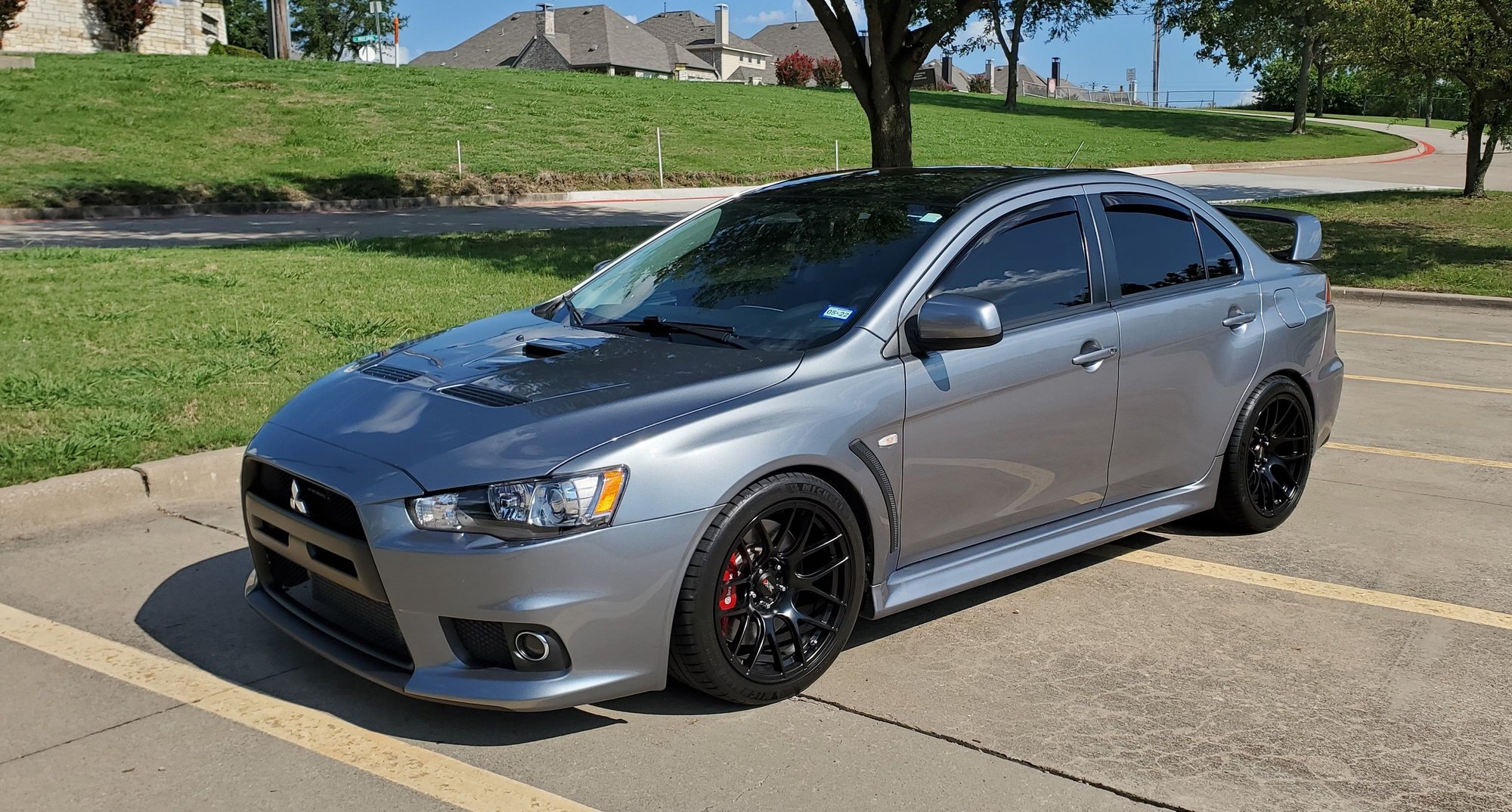 2014 Mitsubishi Lancer Evolution - 2014 Evolution X GSR - Used - VIN JA32W8FV6EU008126 - 50,948 Miles - 4 cyl - AWD - Manual - Sedan - Gray - Carrollton, TX 75006, United States