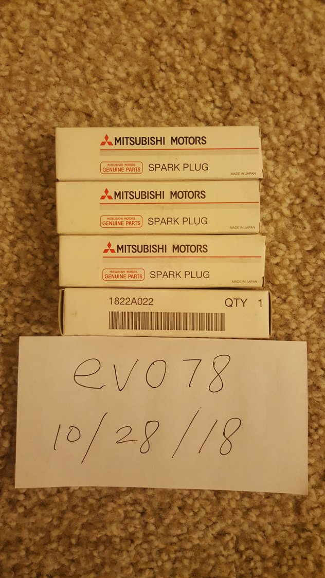 Engine - Electrical - (BN)  OEM spark plug set - New - 2006 Mitsubishi Lancer Evolution - Baltimore, MD 21244, United States