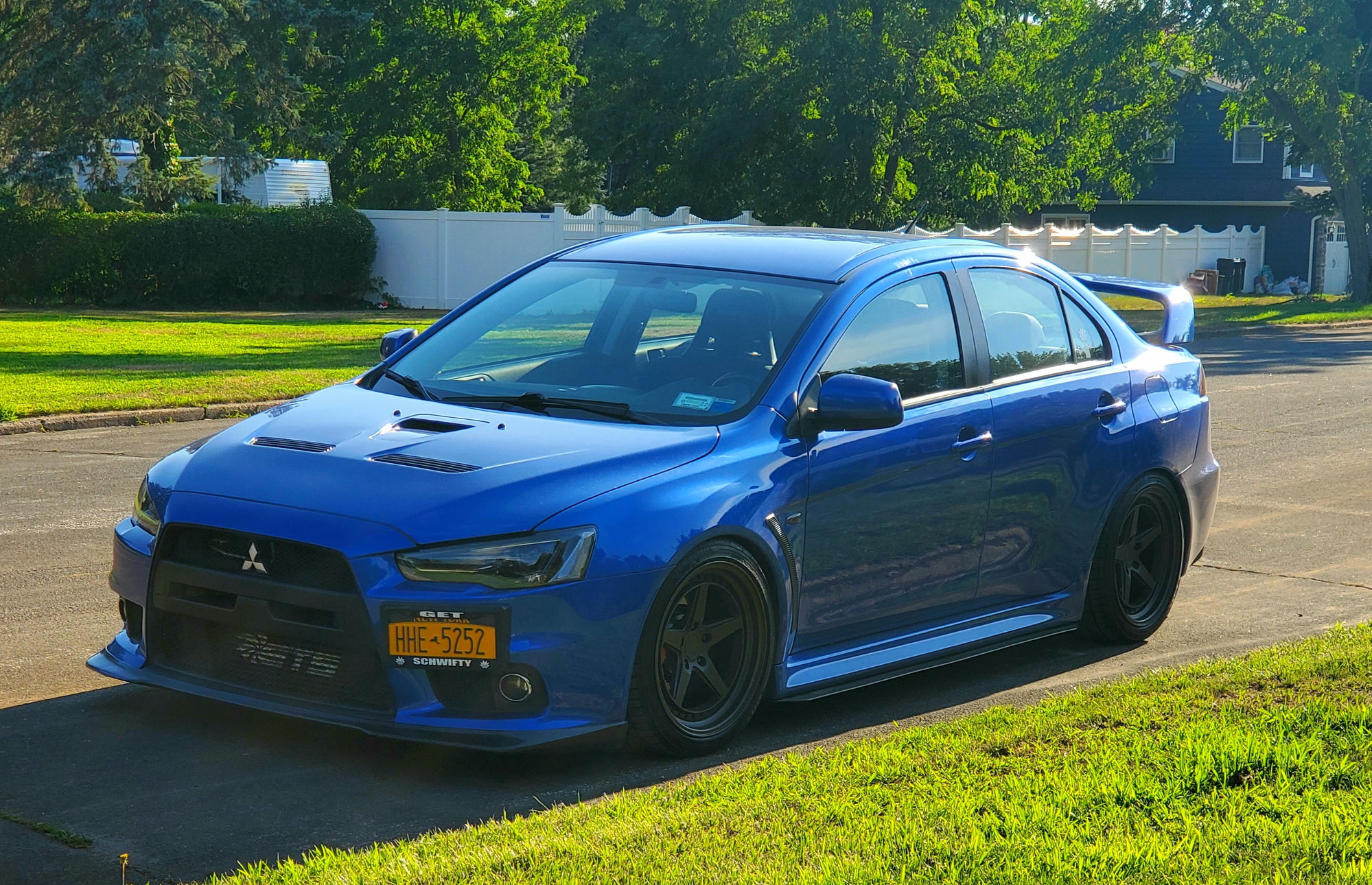 2012 Mitsubishi Lancer Evolution - 2012 evo x gsr - Used - VIN JA32W8FV7CU011355 - 69,000 Miles - 4 cyl - AWD - Manual - Sedan - Blue - Mount Sinai, NY 11766, United States