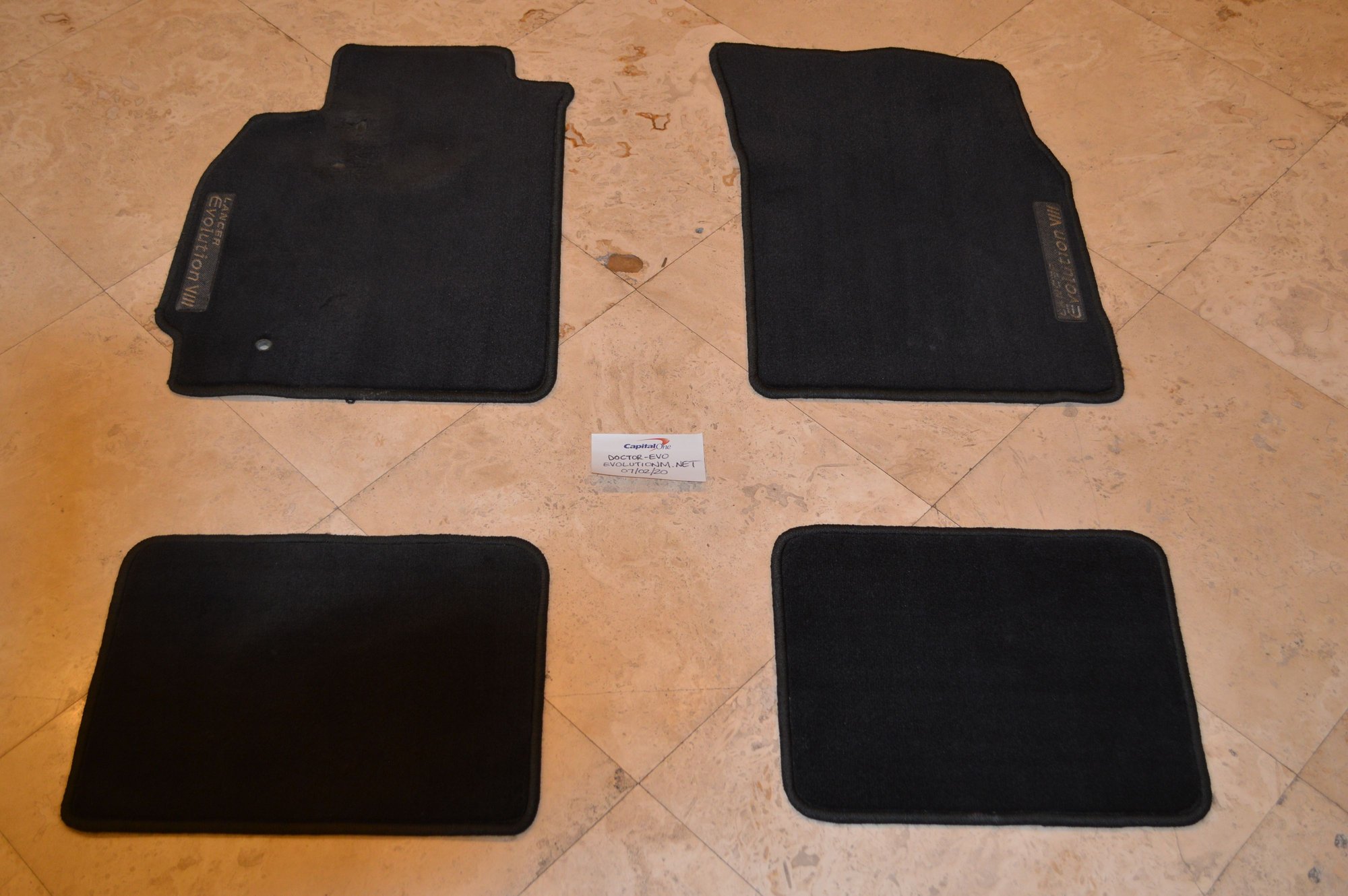 Interior/Upholstery - 03 - 05 EVO 8  OEM Floor Mats - Used - 2003 to 2005 Mitsubishi Lancer Evolution - Downey, CA 90240, United States