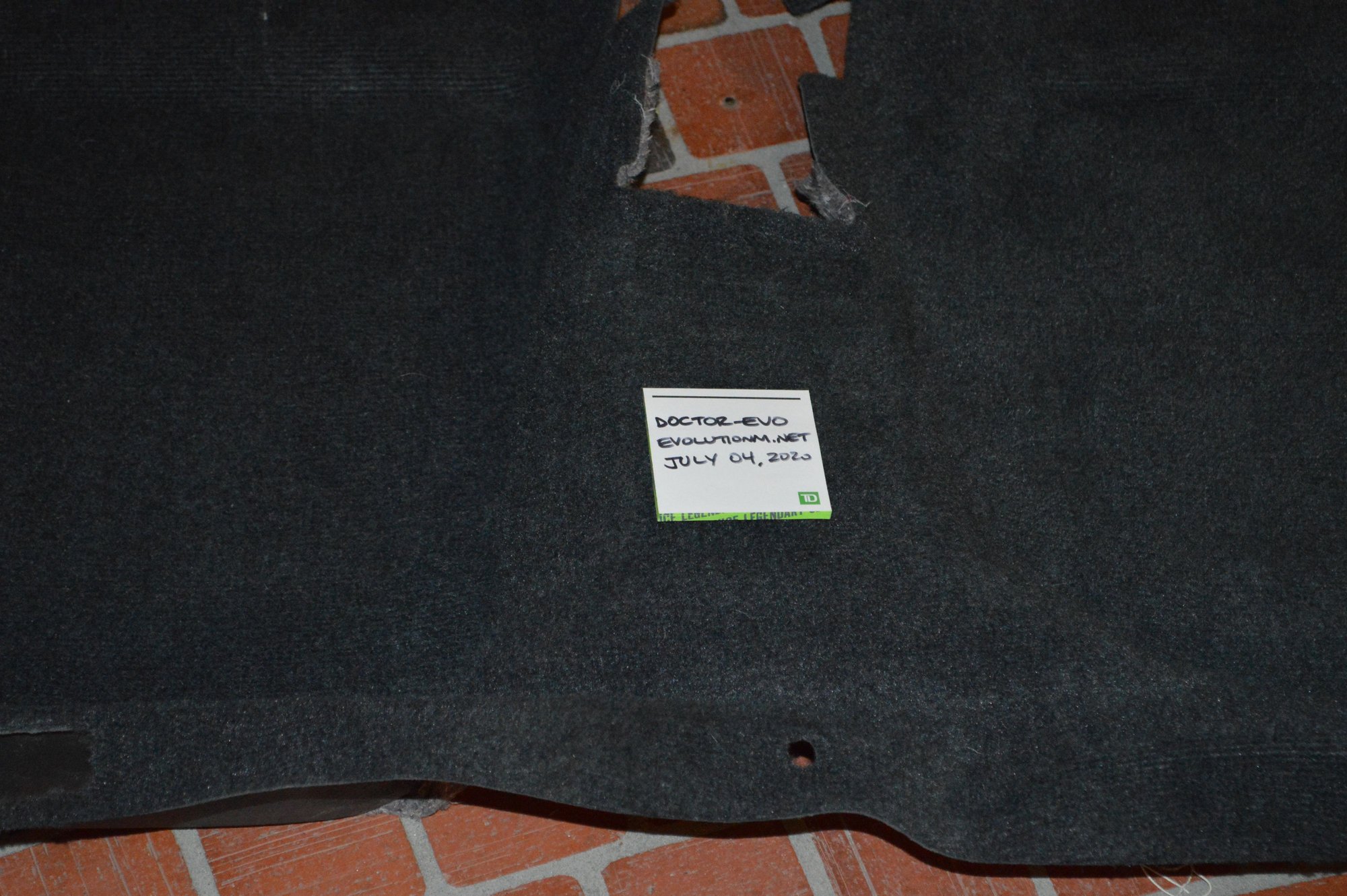 Interior/Upholstery - 03 - 06 EVO 8/9 OEM Carpet - Used - 2003 to 2006 Mitsubishi Lancer Evolution - Downey, CA 90240, United States