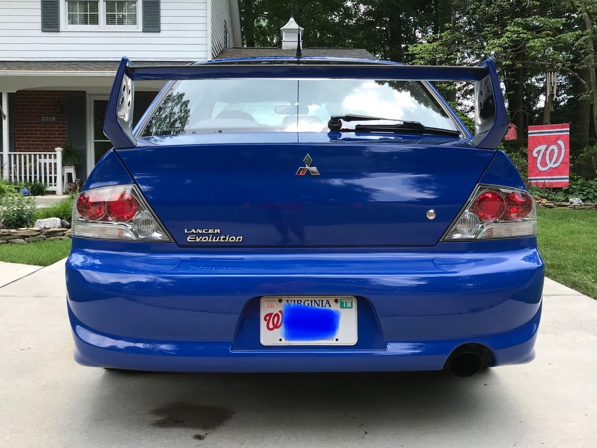 2003 Mitsubishi Lancer Evolution - For Sale: 2003 Mitsubishi Lancer Evolution, Original Owner - Used - VIN JA3AH86F73U098611 - 112,600 Miles - 4 cyl - AWD - Manual - Sedan - Blue - Springfield, VA 22151, United States