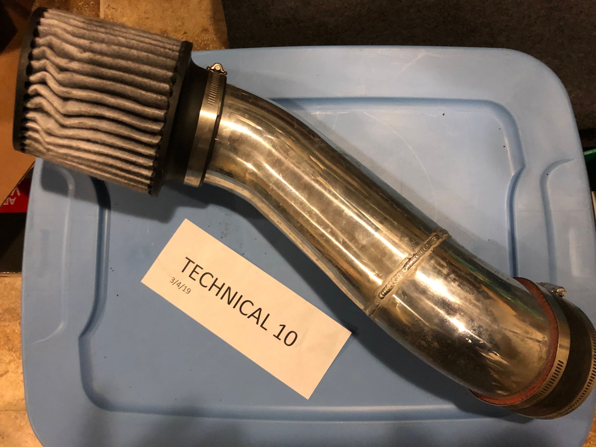 Engine - Intake/Fuel - 4" intake pipe w/ AEM dry-flow filter - Used - Gambrills, MD 21054, United States