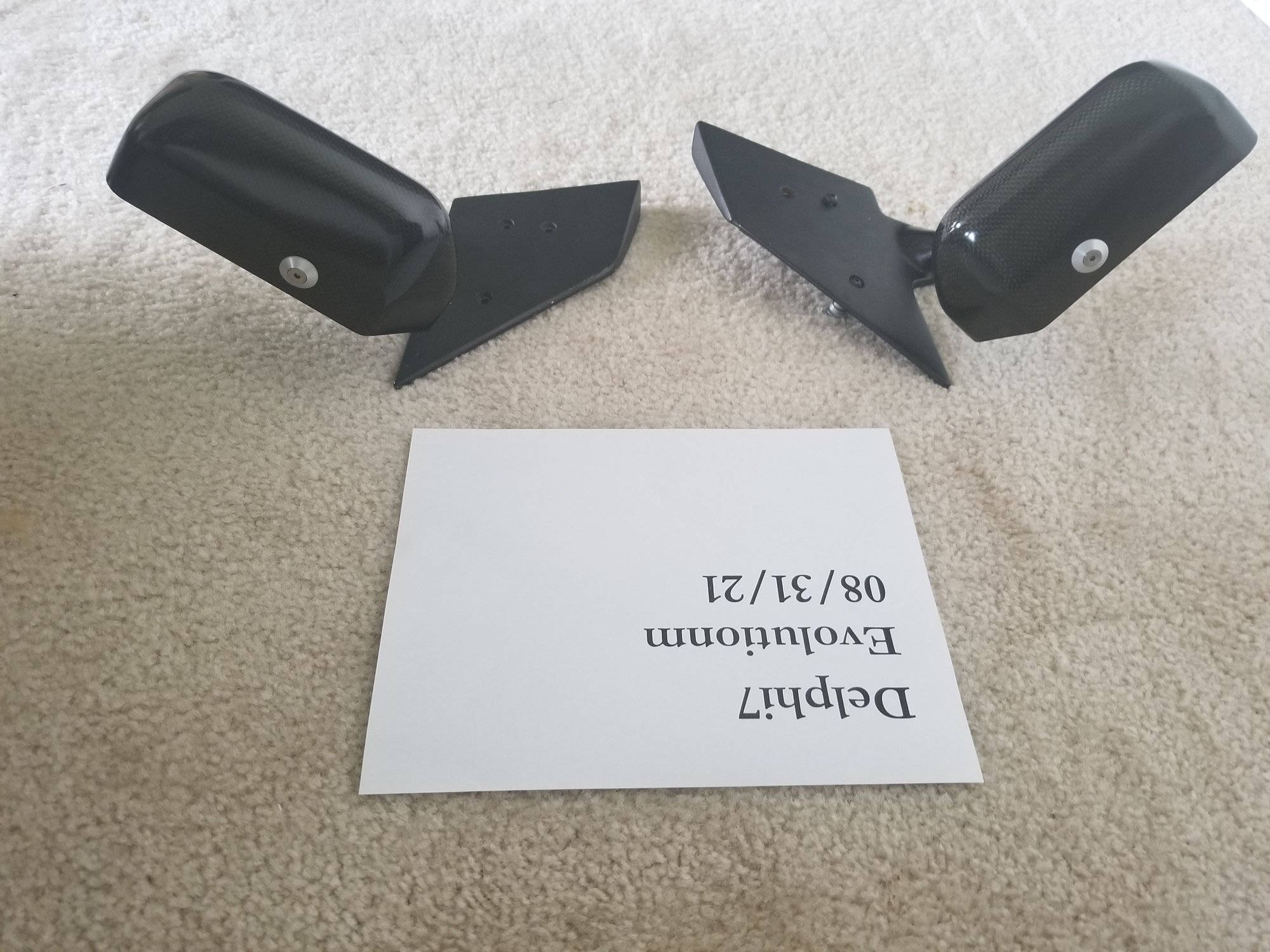 Exterior Body Parts - Craft Square Japan Carbon Fiber Mirrors $550 - Used - 2008 to 2016 Mitsubishi Lancer Evolution - Fairfax, VA 22031, United States