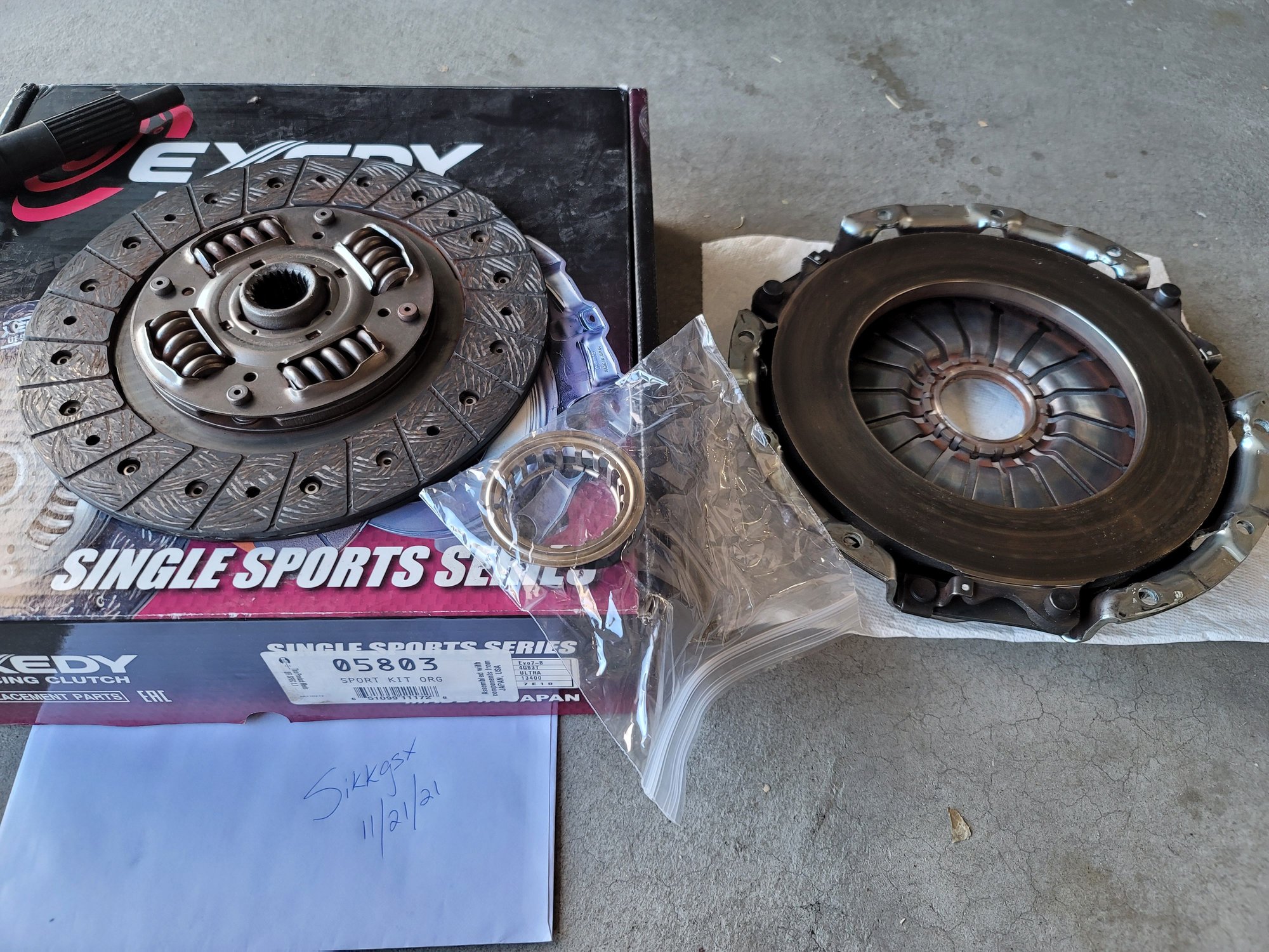 Exedy Stage 1 Clutch Evo 49 EvolutionM Mitsubishi Lancer and Lancer Evolution Community