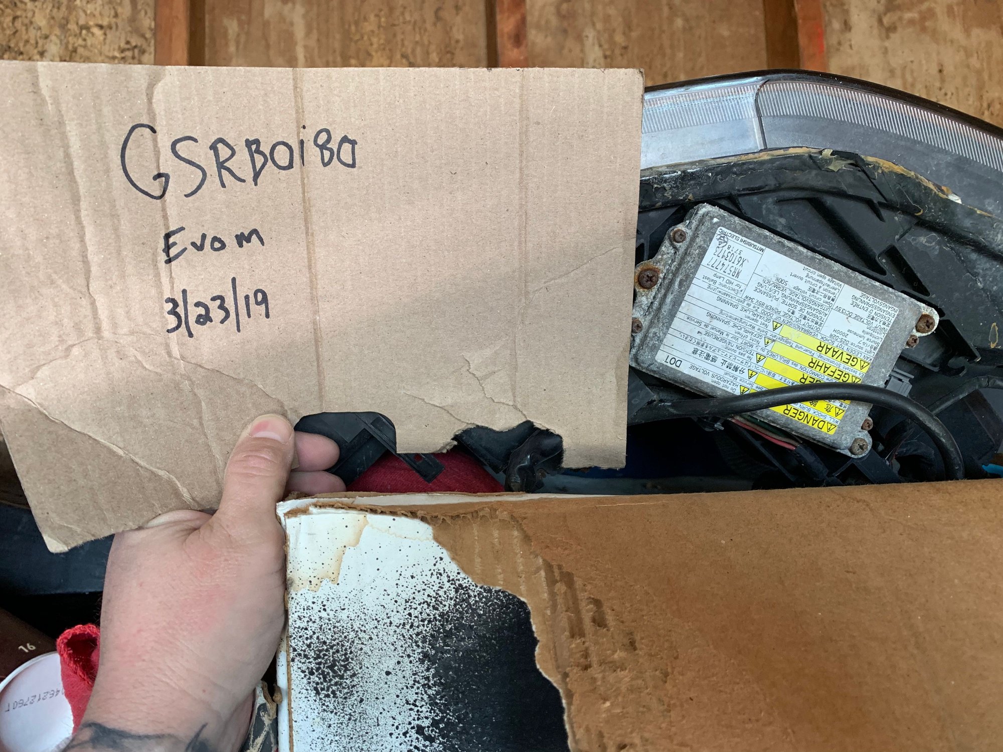 Lights - EVO VII-IX custom Blacked Out Headlamp Assembly - Used - East Stroudsburg, PA 18302, United States