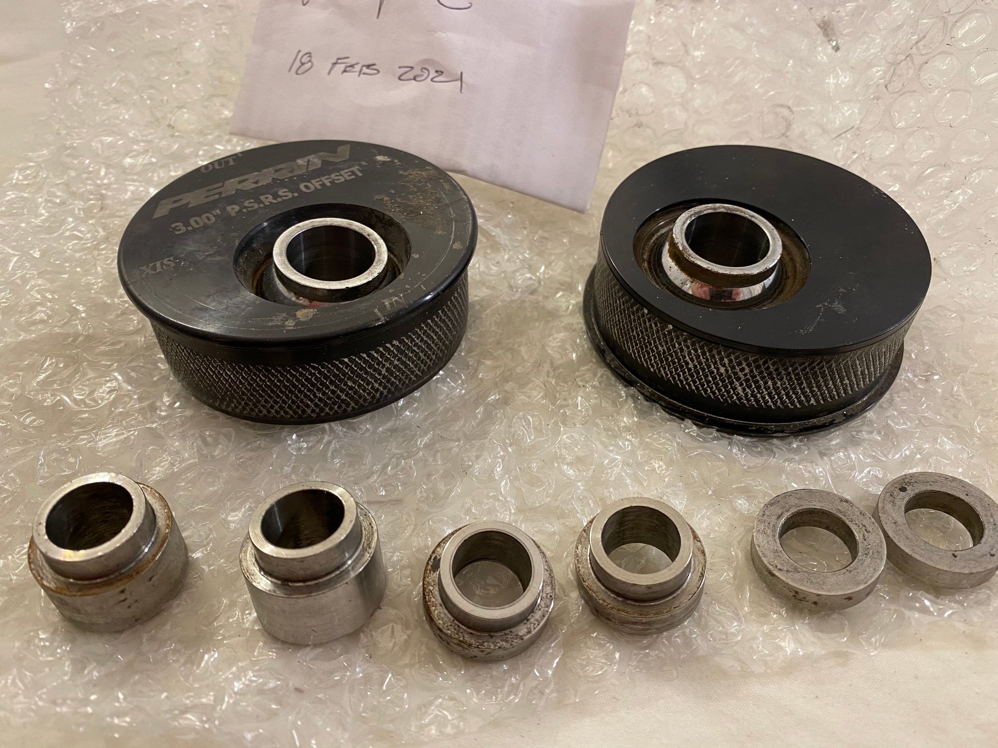 Steering/Suspension - Used Perris PSRS offset bushings - Used - 2003 to 2018 Mitsubishi Lancer Evolution - Victor, ID 83455, United States