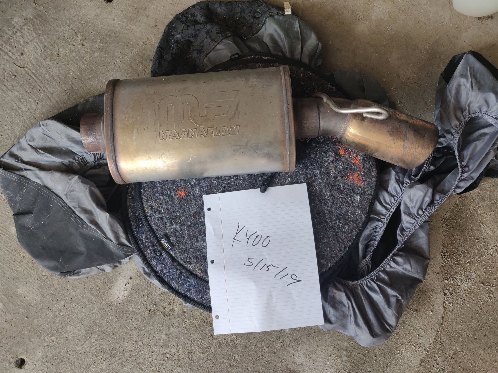 Engine - Exhaust - Buschur JDM Rear Fitment Rear Exhaust Slip fit (Muffler & Tip) - Used - Saint Louis, MO 63105, United States