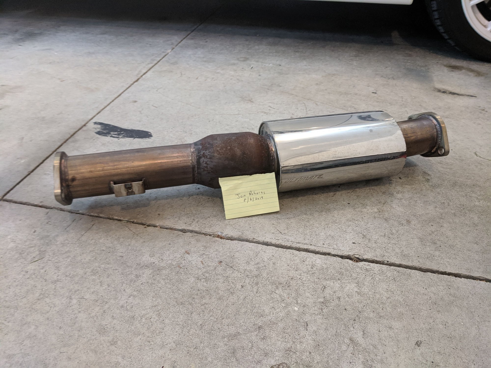 Engine - Exhaust - WTT: Ultimate Racing HFC with Muffler for HFC - Used - 2008 to 2015 Mitsubishi Lancer Evolution - Franklin, TN 37067, United States