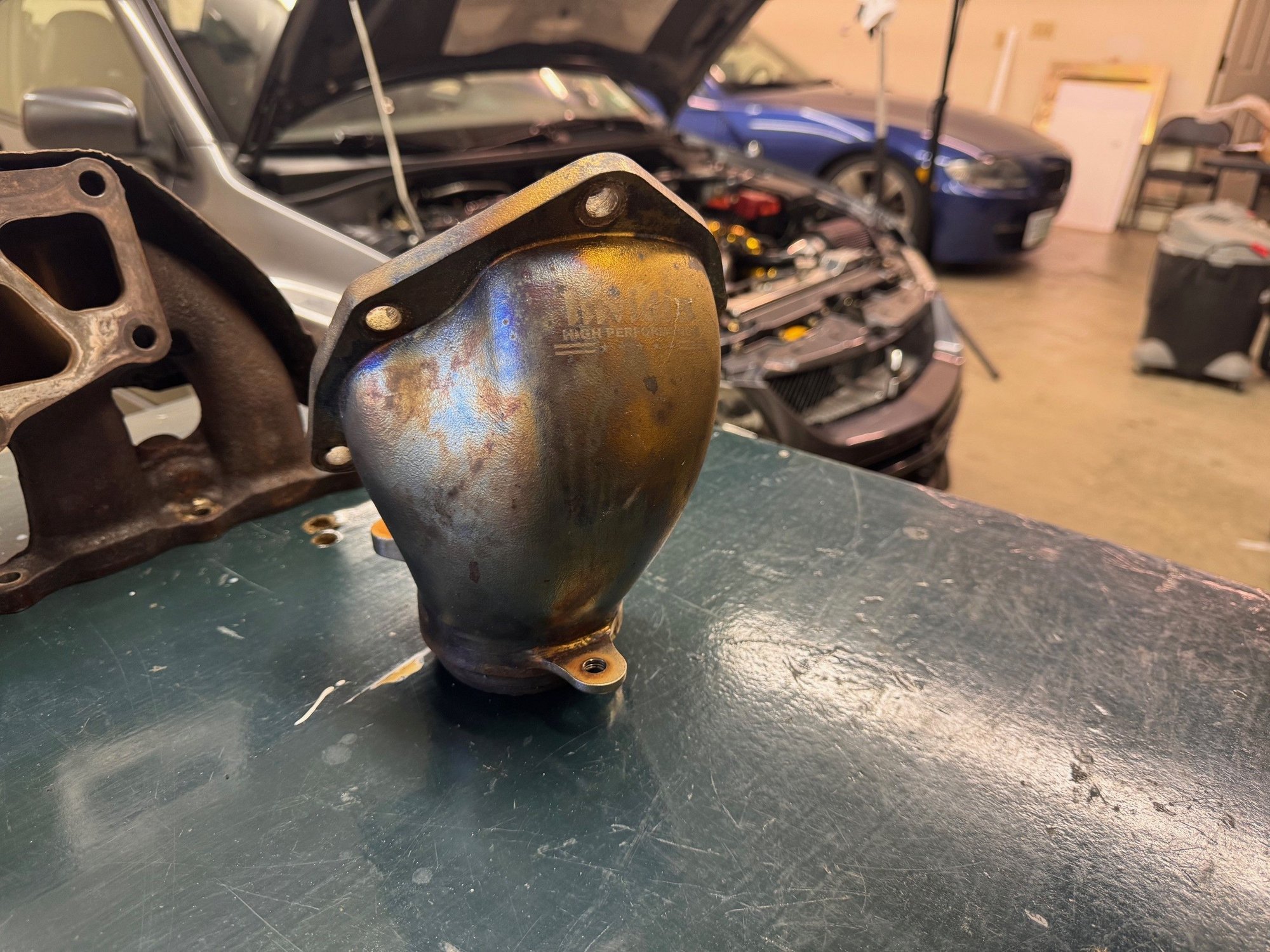 Engine - Exhaust - Invidia O2 Housing - Used - 2003 to 2006 Mitsubishi Lancer Evolution - Hollis, NH 03049, United States
