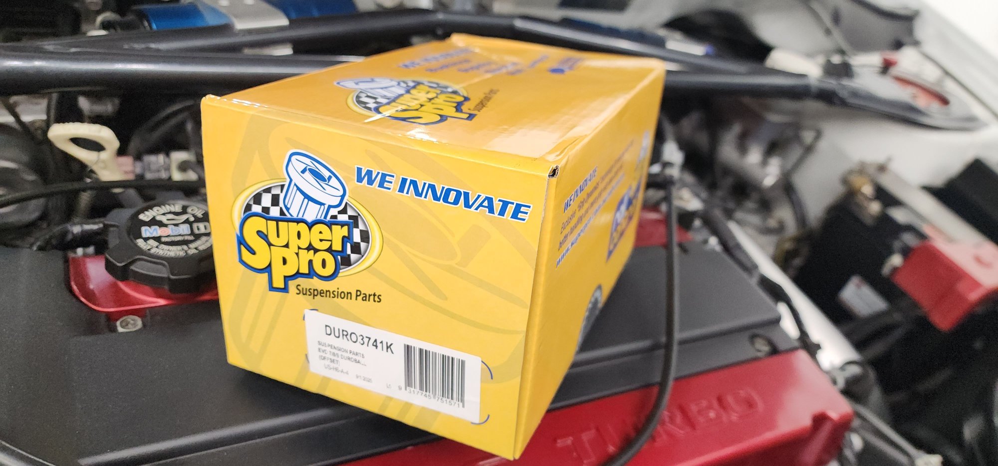 Steering/Suspension - SuperPro DuroBall Additional Caster Offset Front LCA Inner Rear Bushing Kit - Evo 7/8 - New - -1 to 2026  All Models - Seattle, WA 98106, United States