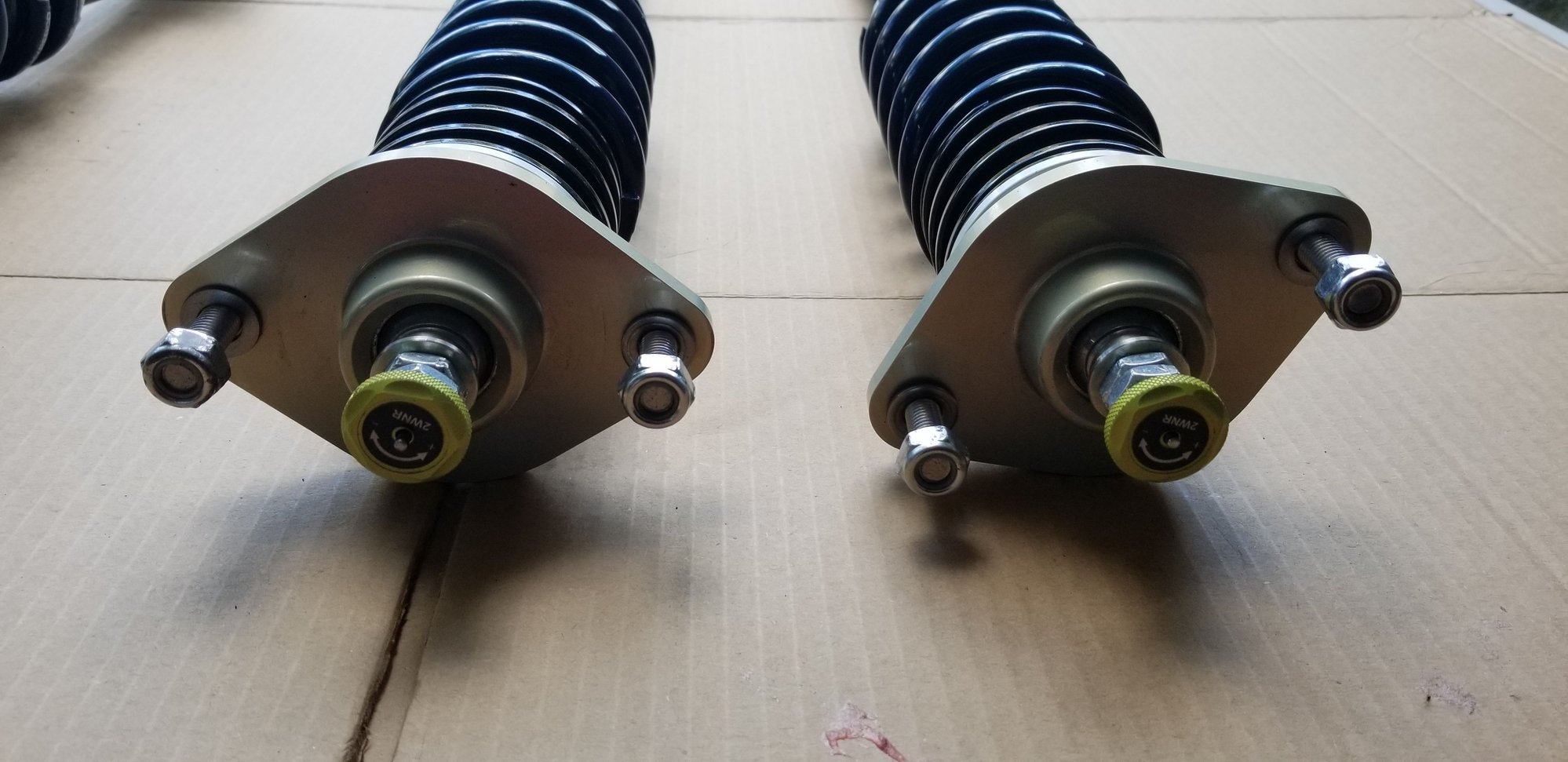Steering/Suspension - MCS 2WNR w/Hyperco springs and Eibach helpers AND Vorshlag camber Plates for Evo X - Used - 2008 to 2015 Mitsubishi Lancer Evolution - Tuckahoe, NY 10707, United States