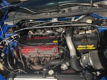 After cleaning engine bay.