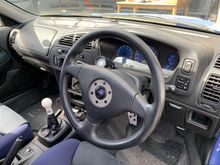 Interior is in really great overall condition. Blue mesh on seat bolsters is still in top top condition. Few small Ralliart bits to be scene