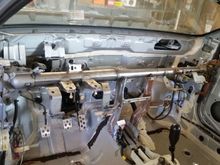 After removing harness and column