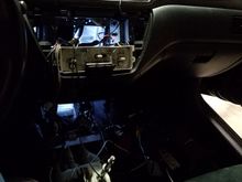 Getting ready to operate and install new head unit.