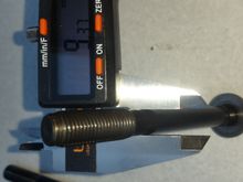 Stock evo 9 headstud at about 9.5mm. Oil travels up this bolt between head bolt hole and this shaft. My guess is the bolt hole is 12mm. It's a huge reduction of annular space to use thr ARP stud.