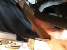 testing to see if it will fit between the attachment point on the fascia and the beam