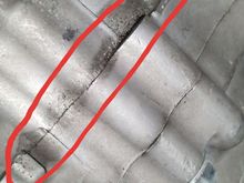 Some sort of wet residue on top middle of transfercase