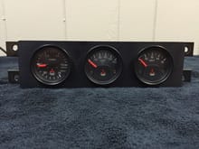 OEM gauges, that was moisture from cleaning it. It is now gone.