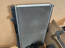 Radiator removed from car