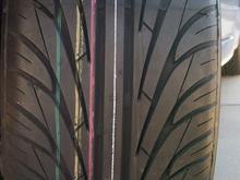 new tires, not one mile on them.