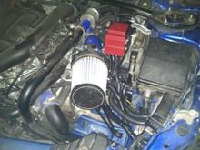 Evo X conversion Battery is Mounted in Hatch