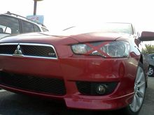 blink eye, japan style! 
before the cops ask me to remove it :(
-your headlight is broken?
-no
-Why you have tape on it?
-Blink eye
-.... remove it!
