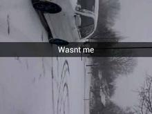 My babys first snow!
