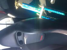 Rear seat, 1st place import class, show and shine car show