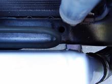 Bracket driver's side