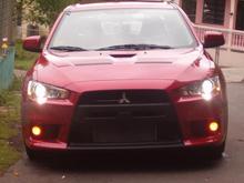 My Evo X looking foward.