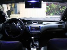 Dual steering wheel guage pod and carbon pillar pod with matching passenger pillar.