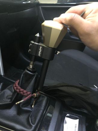 Lowest the shift knob part can go 