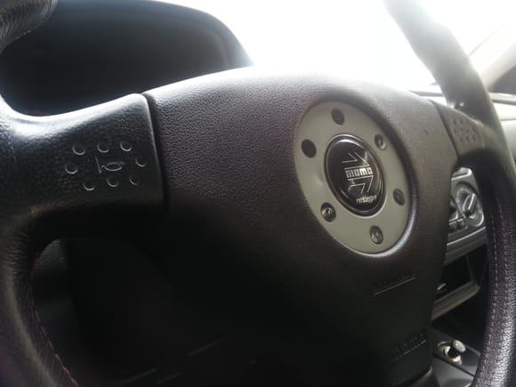 OEM Momo Steering Wheel with SRS