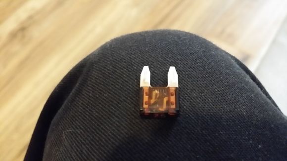It's the only fuse blown, it's got to be the "IT" problem