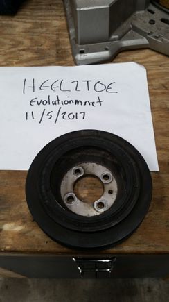 OEM Harmonic Balancer Crank Pulley $30