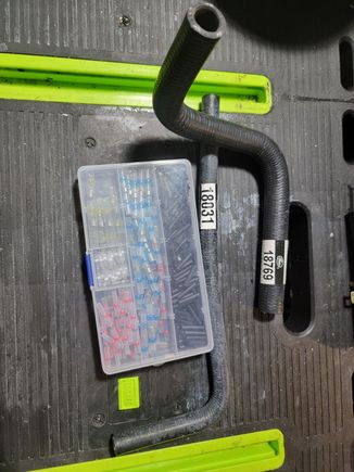 you can probably find better preformed hoses.
i'm still figuring out how to use these butt connectors so i didnt use them :)