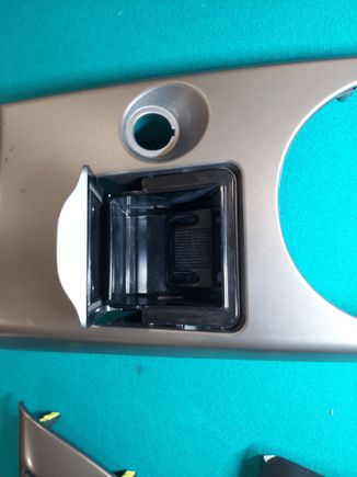 Original Evo IX MR shifter console with ashtray, logo - $175