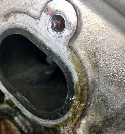 This is the hole that needs the repair.