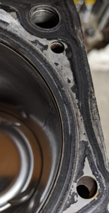 Head Gasket Near #1 Cylinder