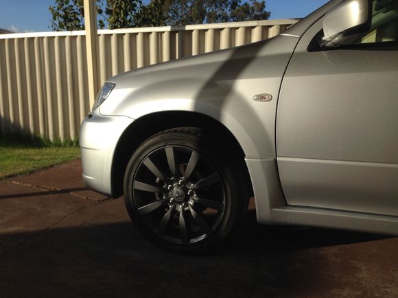 New rims, still needs RSR superlows to be installed