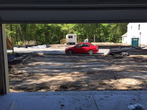 Can't wait for the driveway to be complete.