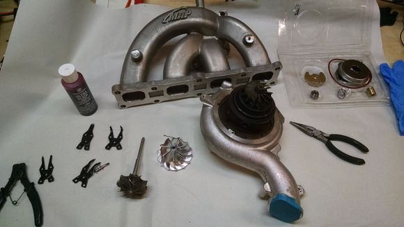 building a swap-in spare 20g and replacing my cracked manifold.