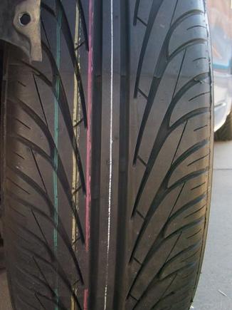 new tires, not one mile on them.