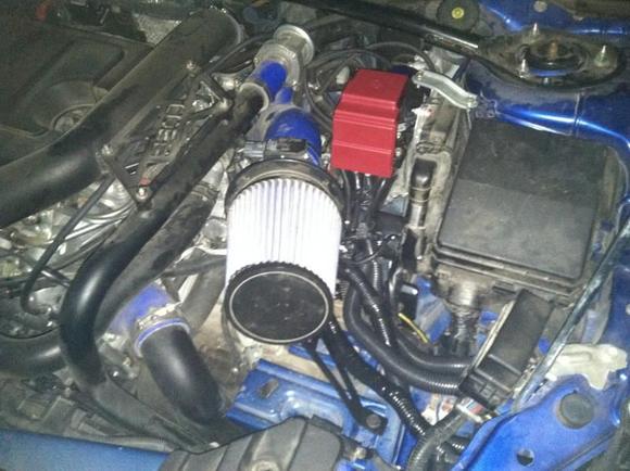 Evo X conversion Battery is Mounted in Hatch