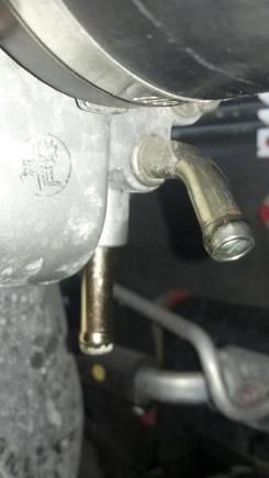 Throttle Body collant inlet and outlet nipples...