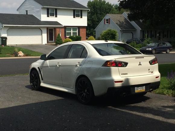 Right before Tint and Wing Install