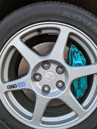 Full rebuild and powder coated calipers all new seals and hardware done by ColorWerks of Colorado 