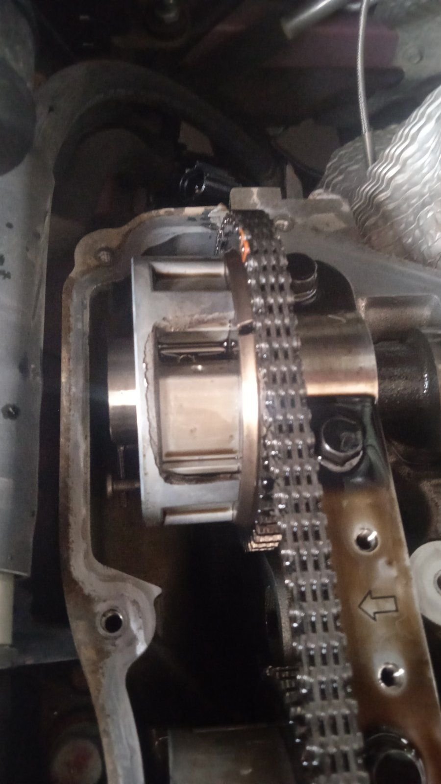 Exhaust MIVEC sprocket broke EvolutionM Mitsubishi Lancer and
